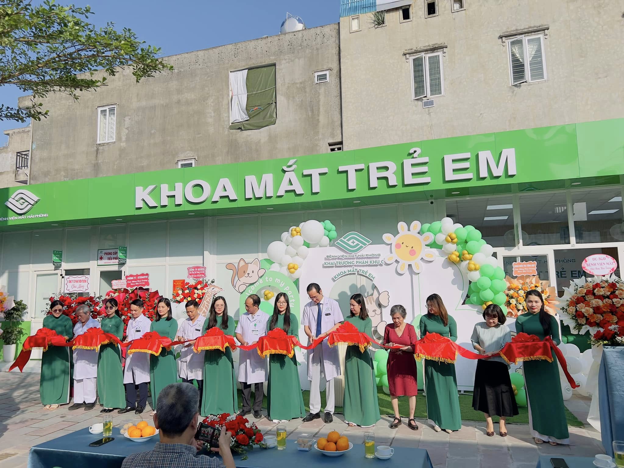 CHÀO ĐÓN CƠ SỞ MỚI CHO ĐÔI MẮT TRẺ THƠ – KHOA MẮT TRẺ EM KHÁNH THÀNH TẠI PHÂN KHU C - BỆNH VIỆN MẮT HẢI PHÒNG